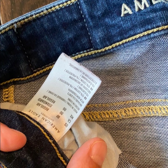 American eagle high waist destroyed jean jegging - Picture 5 of 7